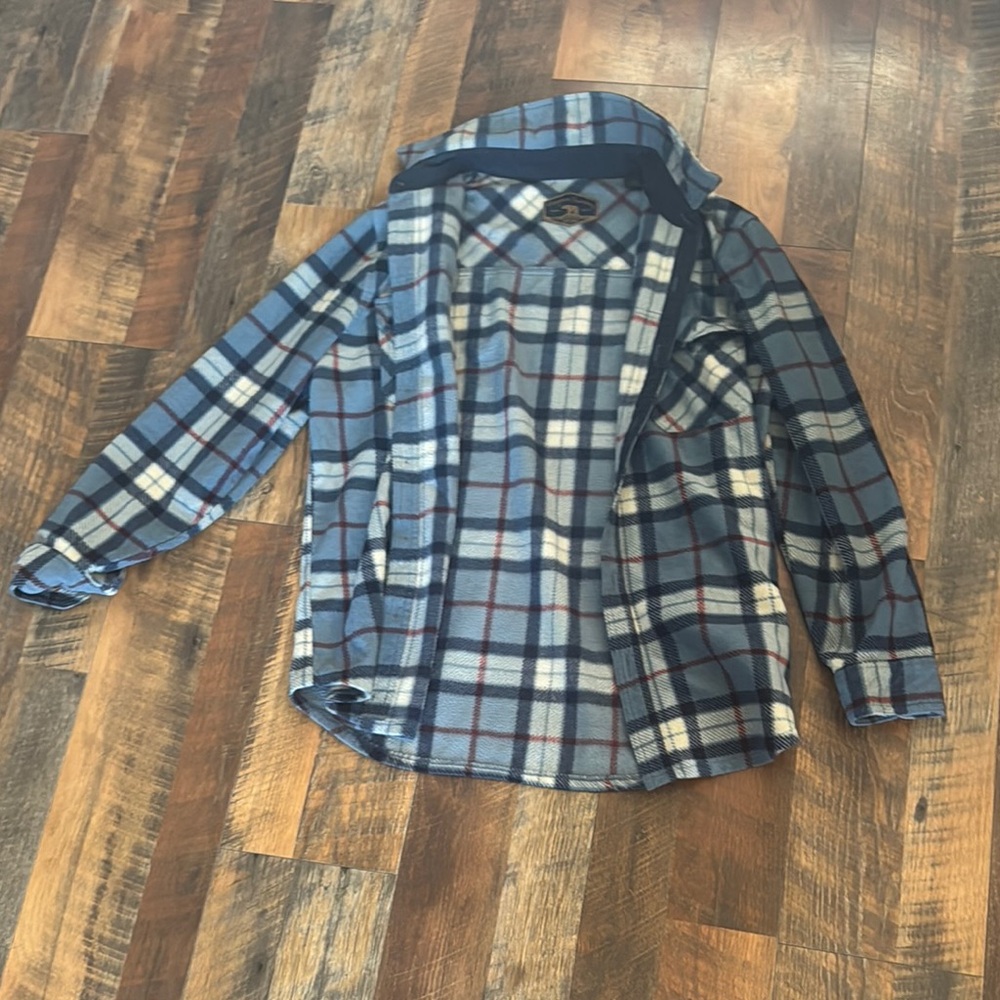 Stylish Blue and White Plaid Casual Shirt